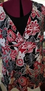 Floral streatchy blouse